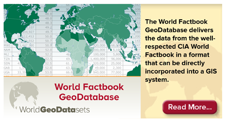 World Factbook GeoDatabase